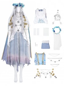 Game Elden Ring Nightreign Halloween Cosplay Revenant Costume Set