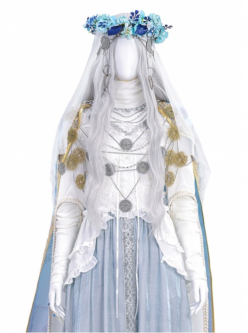 Game Elden Ring Nightreign Halloween Cosplay Revenant Costume Set