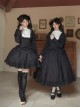 Fog City Jet Lag Series Elegant Lace Stand Collar Pearl Retro Puff Juliet Sleeves Covered Fabric Buttons Ruffle Classic Lolita Long Sleeve Top