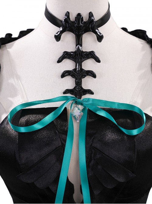 Game Arknights Halloween Cosplay Wakaba Mutsumi The Puppeteered Ego Costume Set