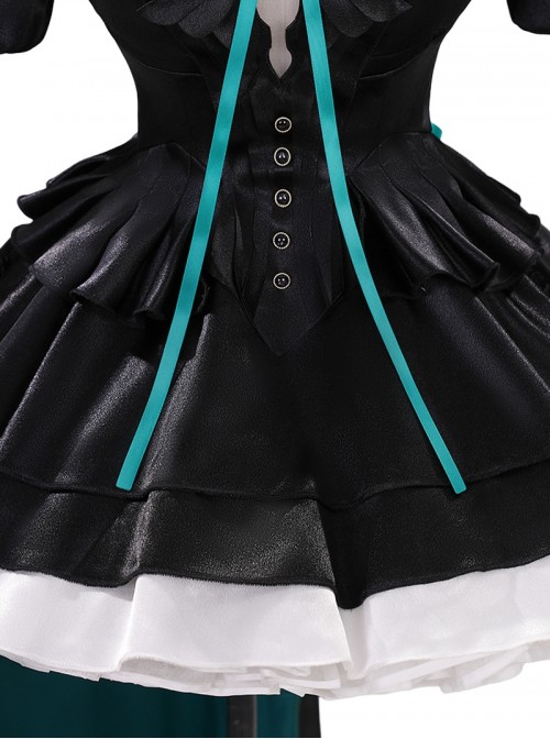 Game Arknights Halloween Cosplay Wakaba Mutsumi The Puppeteered Ego Costume Set