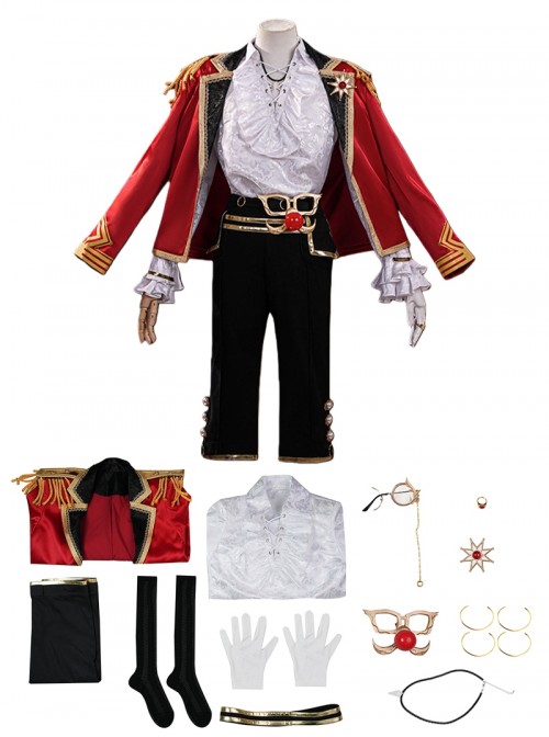 Game Identity V Halloween Cosplay First Officer Jose Baden Departure Date Costume Set