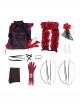 Game Honkai Impact 3 Halloween Cosplay Seele Vollerei Black Moran Jinghua Costume Set