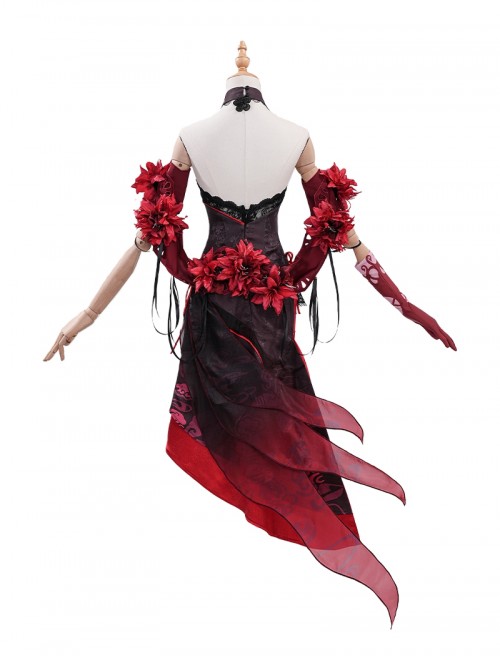 Game Honkai Impact 3 Halloween Cosplay Seele Vollerei Black Moran Jinghua Costume Set