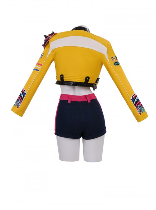 Movie Animated KPop Demon Hunters Halloween Cosplay Rumi Upgraded version Costume Set Without Shoes