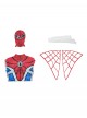 Japanese TV Spider Man Supaidaman Toe Halloween Cosplay Spider Man New Battle Suit Bodysuit Version Costume Set