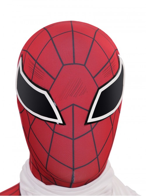 Japanese TV Spider Man Supaidaman Toe Halloween Cosplay Spider Man New Battle Suit Bodysuit Version Costume Set