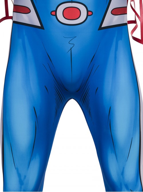 Japanese TV Spider Man Supaidaman Toe Halloween Cosplay Spider Man New Battle Suit Bodysuit Version Costume Set