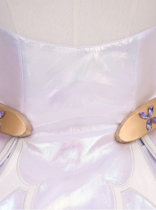 Game Overwatch Halloween Cosplay Kiriko Floral Wedding Flower Bridal Costume Set Without Shoes