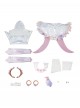 Game Overwatch Halloween Cosplay Kiriko Floral Wedding Flower Bridal Costume Set Without Shoes