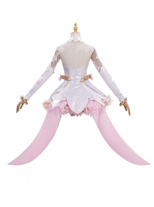 Game Overwatch Halloween Cosplay Kiriko Floral Wedding Flower Bridal Costume Set Without Shoes