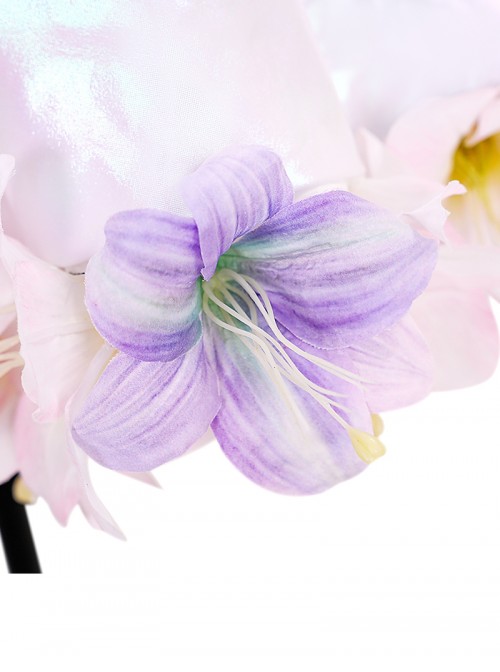 Game Overwatch Halloween Cosplay Kiriko Floral Wedding Flower Bridal Costume Set Without Shoes