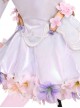 Game Overwatch Halloween Cosplay Kiriko Floral Wedding Flower Bridal Costume Set Without Shoes