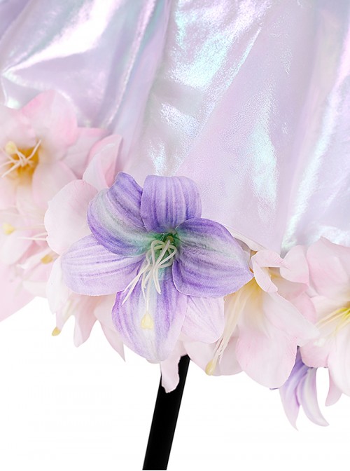 Game Overwatch Halloween Cosplay Kiriko Floral Wedding Flower Bridal Costume Set Without Shoes