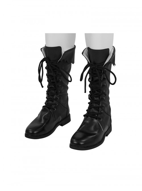 Game Kingsglaive Final Fantasy XV Halloween Cosplay Noctis Lucis Caelum Accessories Black Boots