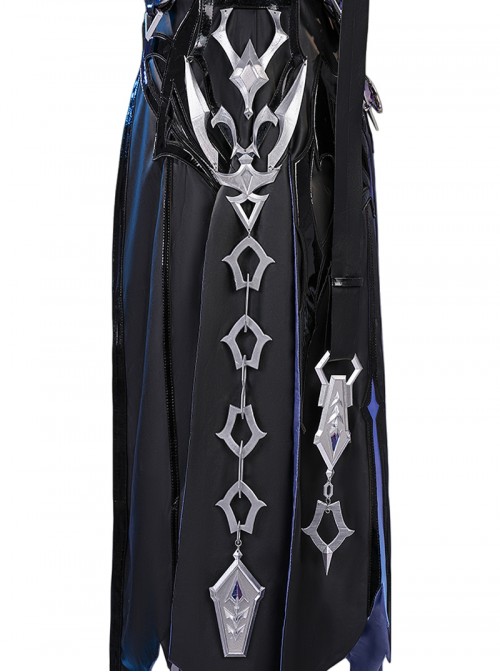 Game Genshin Impact Halloween Cosplay Kyryll Chudomirovich Flins Costume Set