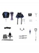 Game Genshin Impact Halloween Cosplay Kyryll Chudomirovich Flins Costume Set