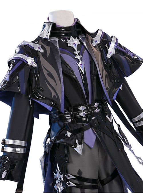 Game Genshin Impact Halloween Cosplay Kyryll Chudomirovich Flins Costume Set