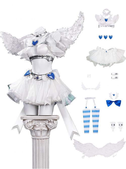 New Panty Stocking With Garterbelt Halloween Cosplay Stocking New Angel Clothes Upgraded Version Costume Set