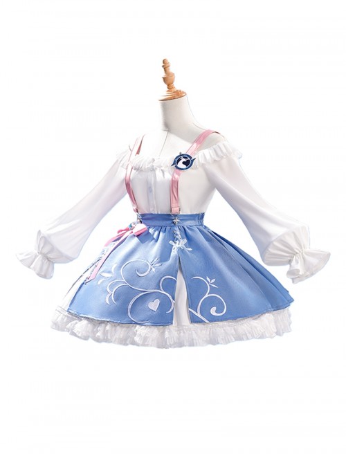 Game Honor Of Kings Halloween Cosplay Yao Luckin Coffee Collaboration Costume Set