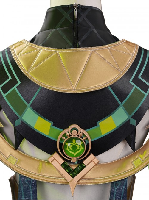 Game Genshin Impact Halloween Cosplay Nefer Costume Set Without Shoes