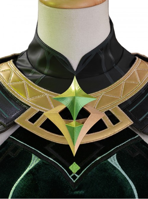 Game Genshin Impact Halloween Cosplay Nefer Costume Set Without Shoes