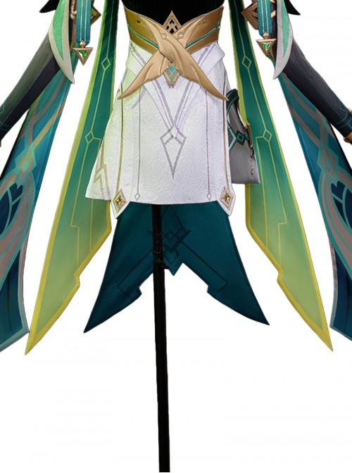 Game Genshin Impact Halloween Cosplay Nefer Costume Set Without Shoes