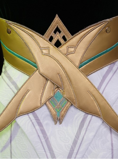 Game Genshin Impact Halloween Cosplay Nefer Costume Set Without Shoes