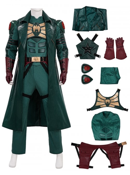 The Boys Prequel Series Vought Rising Halloween Cosplay Soldier Boy Costume Set