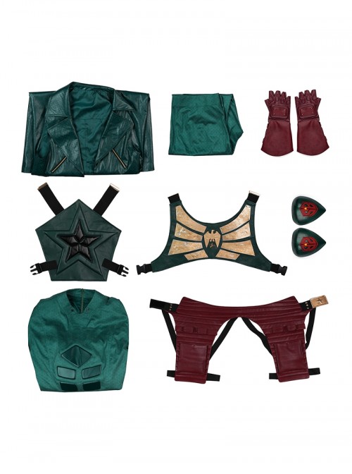 The Boys Prequel Series Vought Rising Halloween Cosplay Soldier Boy Costume Set