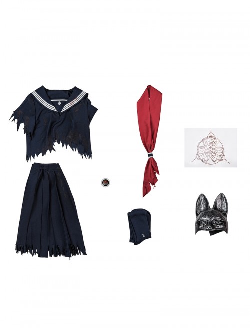 Game Silent Hill Halloween Cosplay Shimizu Hinako Costume Set Without Masks