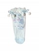 Momo Fairy Collaboration Cute Bunny Bowknot Bayberry Pom Pom Lace Trim Sweet Lolita Mid-Calf Socks