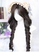 All Match Dark Brown Daily Natural Airy Bangs Classic Lolita Long Curly Wig