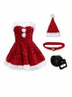 Original Christmas Series Halloween Cosplay Christmas Sequined Sexy Cute Princess Party Bunny Girl Costume Set