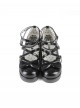 Sponge Cake Tower Series Butterfly Bowknot Cross Strap Cute Comfortable Same Color Base Soles Sweet Lolita Round Toe Platform Shoes