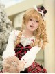 Christmas Festive Exquisite Black Red Plaid Lace Trim Heart Bowknot Snowflake Decoration Sweet Lolita Mini Top Hat