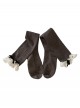Versatile Maillard Embroidery Lace Plush Bowknot Ballet Style Sweet Lolita Mid Calf Socks