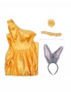 Zootopia 2 Rise Of The NonMammalians Halloween Cosplay Judy Hopps Yellow Dress Costume Set