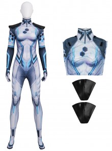 Game Marvel Rivals Halloween Cosplay Invisible Woman Future Foundation Bodysuit Costume Set