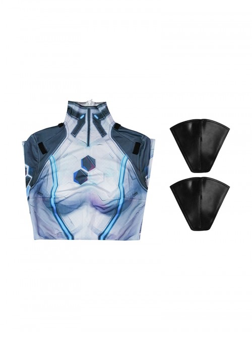 Game Marvel Rivals Halloween Cosplay Invisible Woman Future Foundation Bodysuit Costume Set