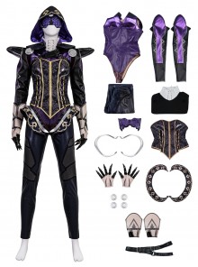 Game Apex Legends Halloween Cosplay Ash Lethal Entanglement Costume Set