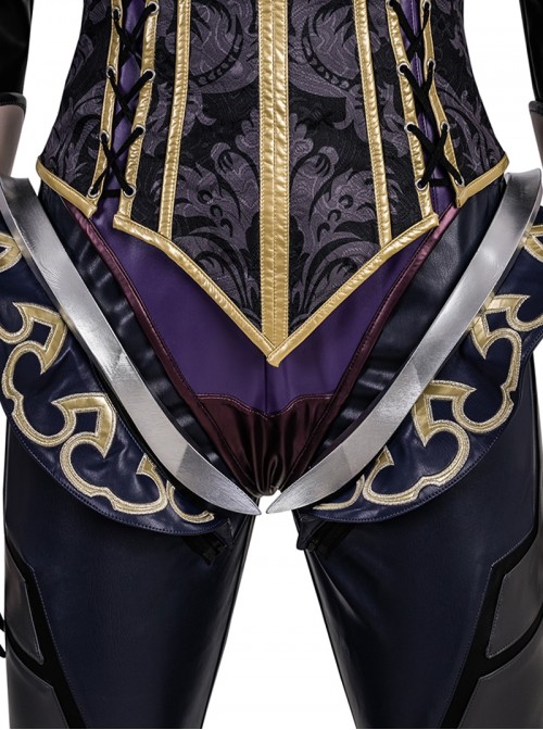 Game Apex Legends Halloween Cosplay Ash Lethal Entanglement Costume Set