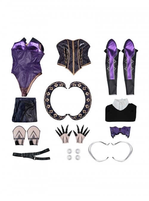 Game Apex Legends Halloween Cosplay Ash Lethal Entanglement Costume Set