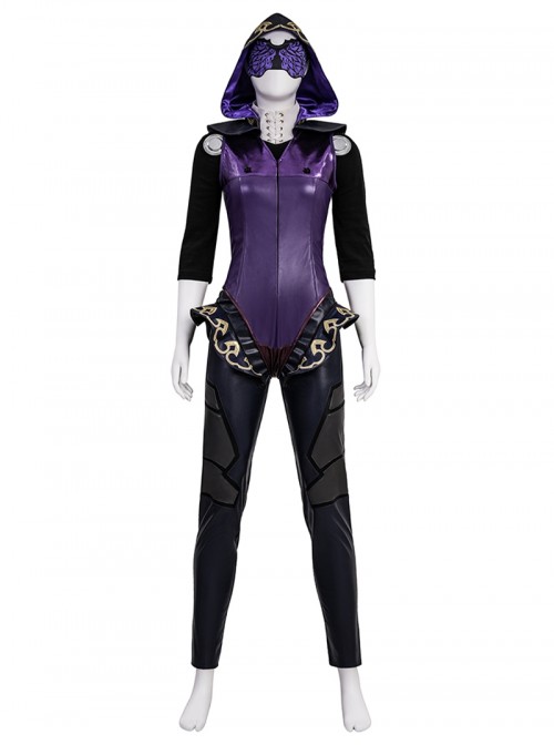 Game Apex Legends Halloween Cosplay Ash Lethal Entanglement Costume Set