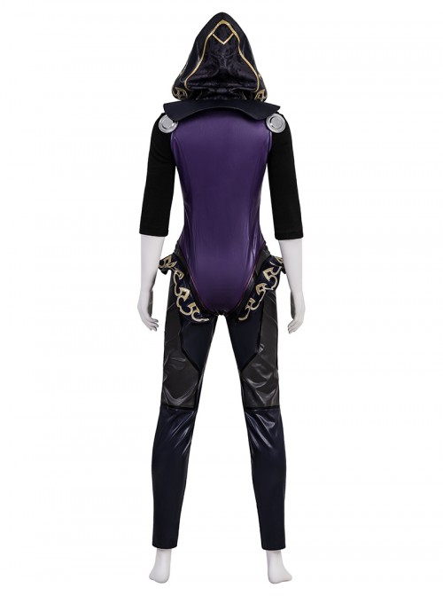 Game Apex Legends Halloween Cosplay Ash Lethal Entanglement Costume Set