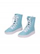 Your Friendly Neighborhood Spider Man Season 2 Halloween Cosplay Spider Gwen Accessories Blue High Top Shoes