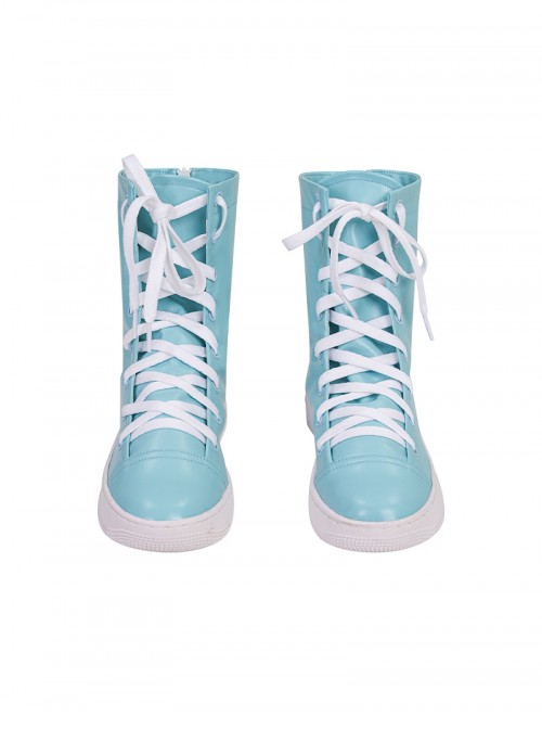 Your Friendly Neighborhood Spider Man Season 2 Halloween Cosplay Spider Gwen Accessories Blue High Top Shoes