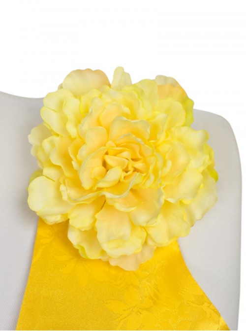 Zootopia 2 Rise Of The NonMammalians Halloween Cosplay Judy Hopps Yellow Short Dress Costume Set