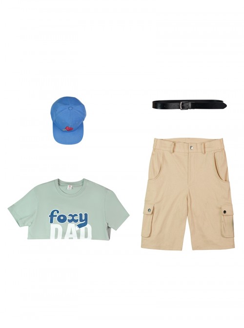 Zootopia 2 Rise Of The NonMammalians Halloween Cosplay Nick Wilde Short Sleeves Costume Set