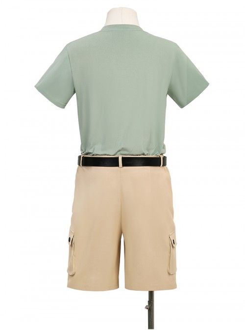 Zootopia 2 Rise Of The NonMammalians Halloween Cosplay Nick Wilde Short Sleeves Costume Set